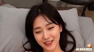 Korean girl Fucking at home | Orgasm girl fucking her big ass and pussy | Virtual Sex [AI generated]