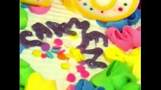 Latina teen gave herself a hard cock for her 18th birthday.