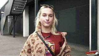 GERMAN SCOUT – Blonde Ukrainian Vegan Teen Lilelfie Get Multiple Orgasm at First Porn Casting