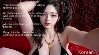 This cute Korean girl cheated on her boyfriend with me, obediently riding my huge cock and begging to do it harder [AI]
