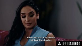 PURE TABOO Stepmom Sheena Ryder Surrenders To Stepsons DP Threesome Request – GERMAN SUBTITLES